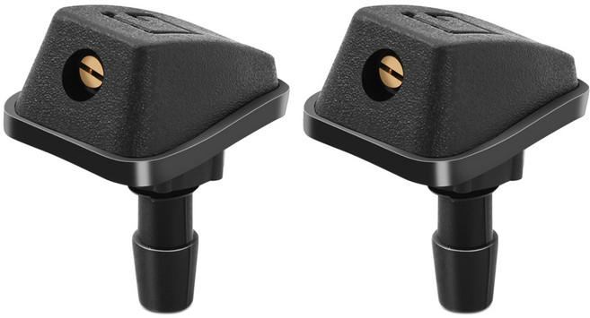 Chevrolet Cruze Aveo Lacetti Niva Spark Orlando Epica Sail Sonic 용 2 Pcs 자동차 워터 스프레이 제트, 01 Black