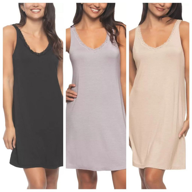 Jezebel 蕾絲襯裙睡裙 莫代爾纖維居家服