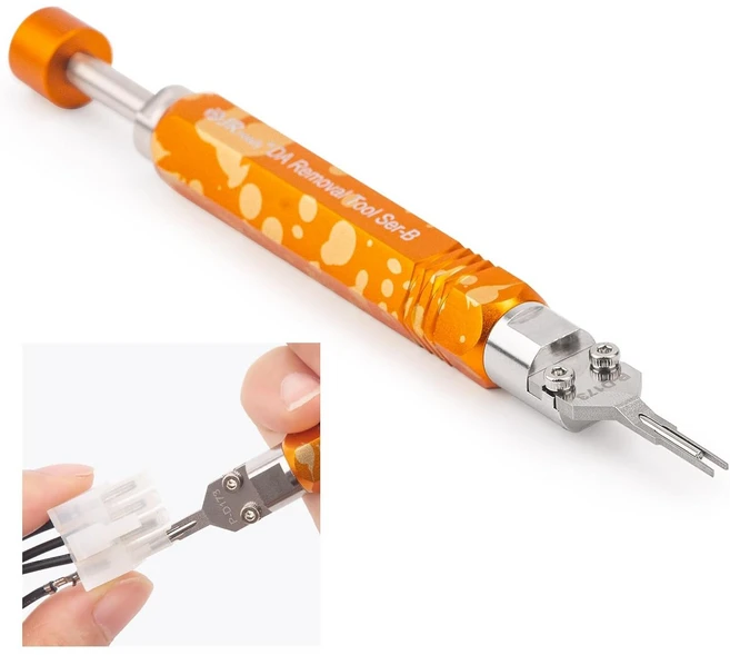 JRready DAP-D173 Mini-Fit Jr추출 몰렉스 11-03-0044 ATX 핀 제거 도구와 동등한 제품으로 플런저가 내장된 미니 핏 주니어 시리즈 단자에 사용됩니다, 1개 - 쿠팡