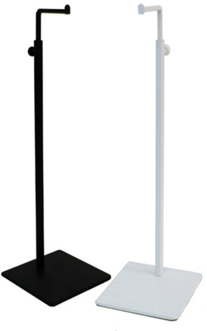 [VF-7015] 블랙&화이트 가방 거치대 (보급형) / 가방거치대/가방걸이/가방디스플레이/핸드백거치대/핸드백진열/핸드백걸이/bag, 화이트, 1개