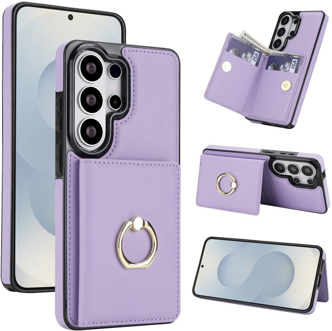 메이플 삼성 갤럭시 S26 울트라 적용 케이스 카드수납 지퍼 지갑형 현금수납 스트랩 휴대폰 케이스