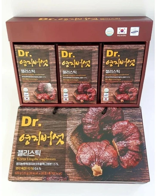 Dr. 영지버섯 젤리스틱, 30개, 20g - 쿠팡
