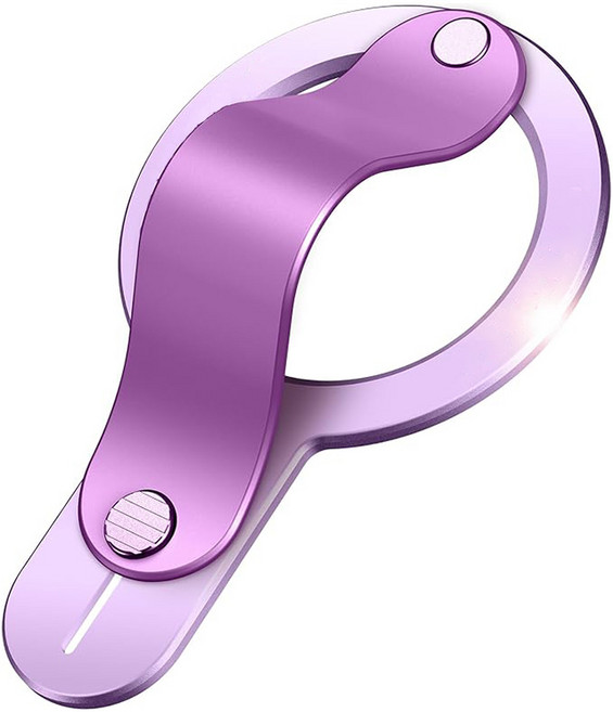 GripMate 맥세이프 호환 알루미늄 번지 마그네틱 거치대 스마트톡, 1개, 보라색