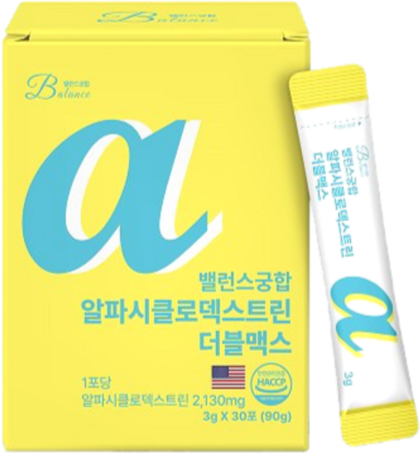 알파CD 분말 알파시클로덱스트린 밸런스궁합 알파 시디 사이클로덱스트린 난소화성말토덱스트린, 1개, 30회분