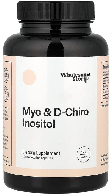 홀섬스토리 미오 & D-카이로 이노시톨 베지테리안 캡슐, 120정, 1개