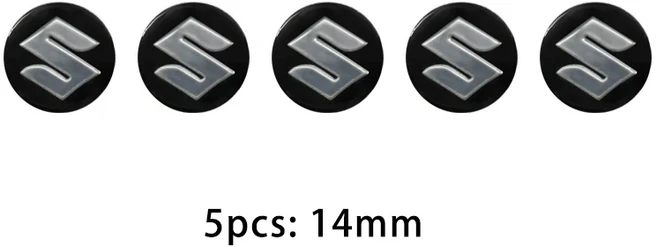5/10pcs 스즈키 스위프트 S-Cross Jimny Alto SX4 Vitara Baleno Samurai 용 14mm 자동차 스마트 원격 키, 02 5pc, 01 14mm