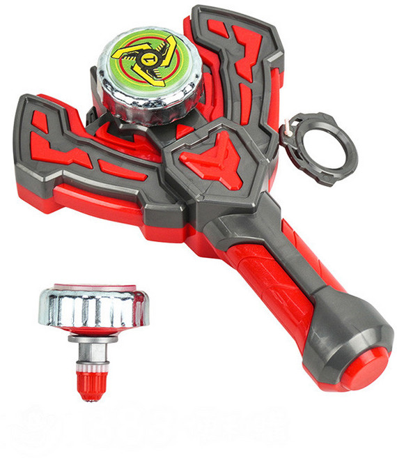 888便利購 Y型拉線彈弓陀螺(省力好拉)(附螺陀*2), 1個, 紅黑色, 紅黑色