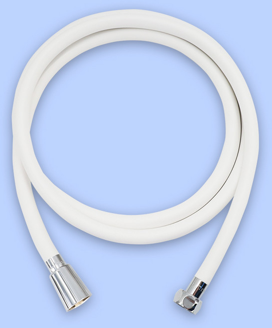 클라리스트 형광증백제 없는 줄꼬임 방지 샤워호스 2M, 화이트