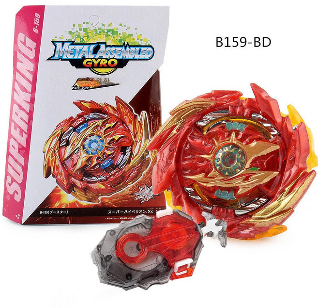 베이블레이드 슈퍼킹 루시퍼 B169 전투 팽이 합금 발사기 포함, 1개, 159, 1cm