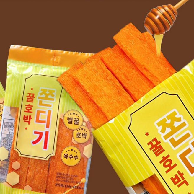 햅푸드 꿀호박 쫀디기 추억의 쫀드기, 110g, 20개