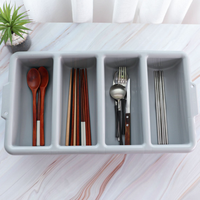 sk 수저분류통 식기분류통 4구정리함 오거나이져 업소용 디스펜서, 삼.수저분류통(185082), 1개