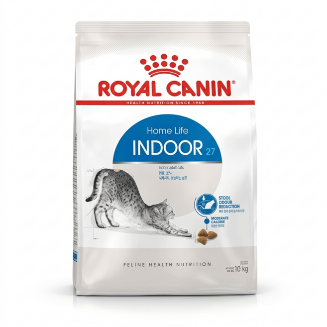 로얄캐닌 인도어27 고양이 반려묘 캣 사료 2kg, 고구마, 10kg, 1개