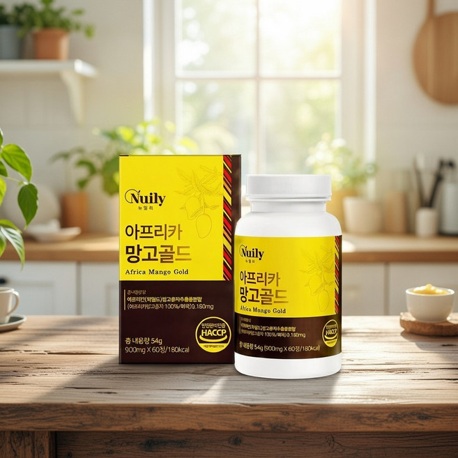 뉴일리 아프리카망고골드900mgx60정, 1개, 60정