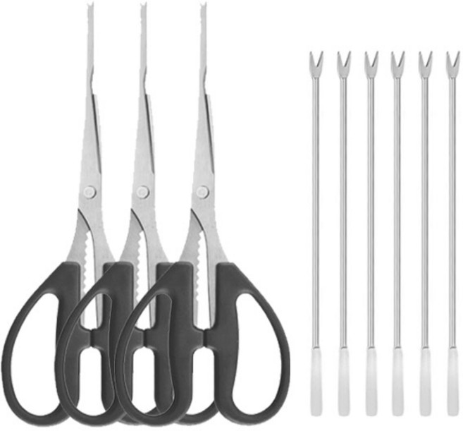 가위 C타입 블랙 3개 + 게포크 A타입 6개, 1개