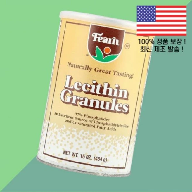 펀 내추럴 푸즈 레시틴 과립 16온스 454g 미국산 Fearn Natural Foods Lecithin Granules 16oz, 1 - 쿠팡