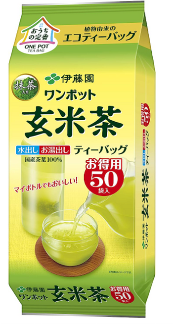 이토엔 말차 현미차 에코 티백 50봉, 3.5ml, 50개입, 1개
