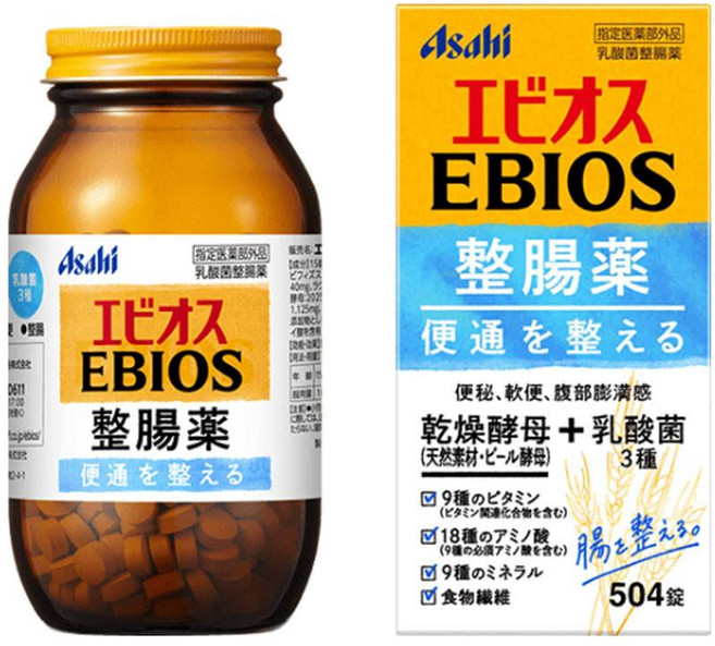 아사이 Asahi 에비오스 효모 유산균함유 504정, 32세트