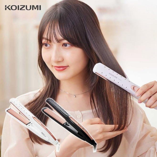 해외 구매대행 코이즈미 수분 매직기 음이온 습식 젖은 머리 고데기 2컬러 KHS-8230 일본발송, 화이트