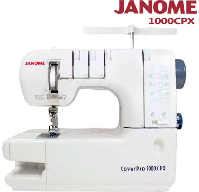 日本車樂美JANOME 三本機 家用拷克車 輕鬆製作專業級包邊 多功能設計 新手也能快速上手, 1000CPX