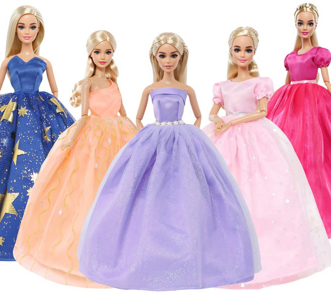 원투윤 미미 바비 인형옷 드레스 5종 세트, 인형옷 5종 세트, 1개