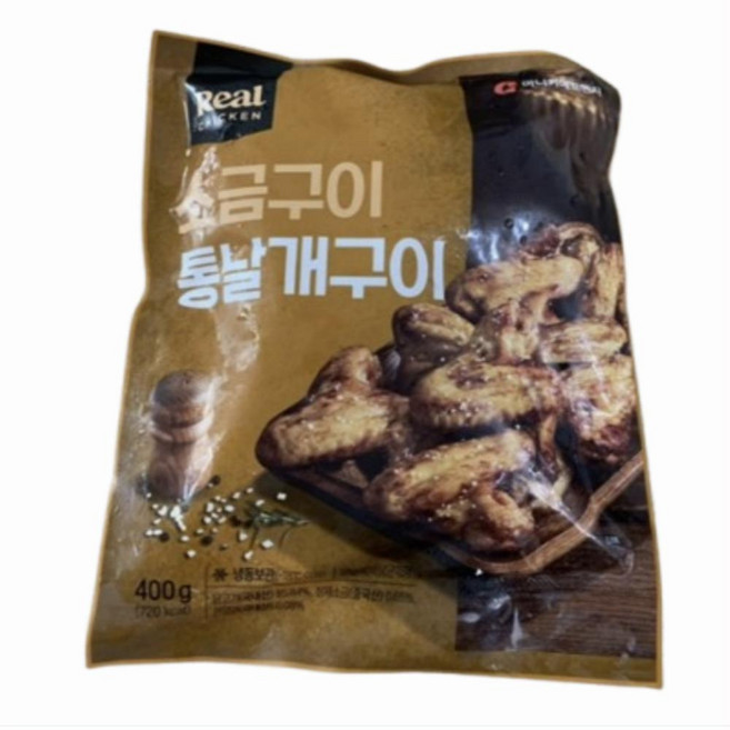 마니커 소금구이 통날개구이, 4개, 400g