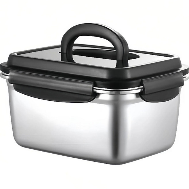 SHUNFA 스테인레스 스틸 밀폐 용기, 단품 2800ml, 1개