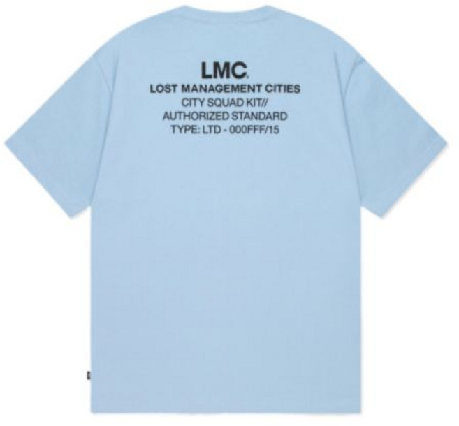 엘엠씨 LMC AUTHORIZED STANDARD TEE 반팔티 라이트 블루 매장정품 203792