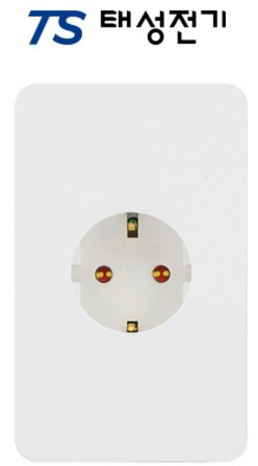 제일전기 디아트 화이트 매입 1구 콘센트, 1개