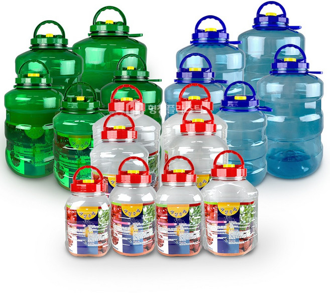 매실통 과실주 담금주 발효용 PET병, [옵션]수도꼭지 장착, 1개