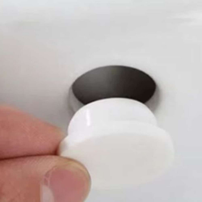 세면대 실리콘 마개 벌레 차단 냄새 방지, 오버홀캡-화이트, 1개