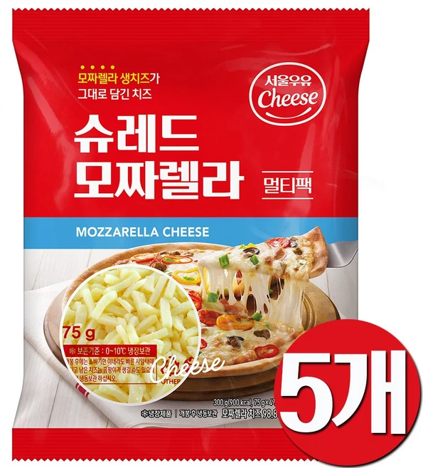 슈레드멀티, 300g, 5개 - 쿠팡