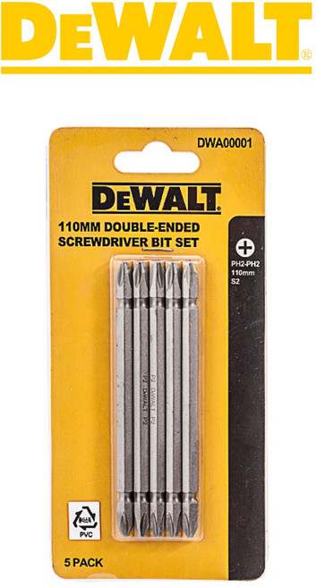 디월트 DWA00001 110mm 양날 드릴 드라이버 비트 세트, 1개