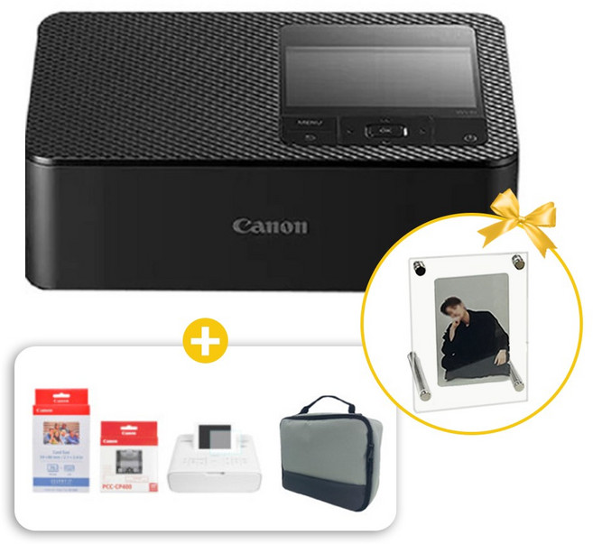 캐논 셀피 CP1500+KC-36IP+필름+카세트+파우치세트, CP1500블랙+KC36IP+필름카세트파우치