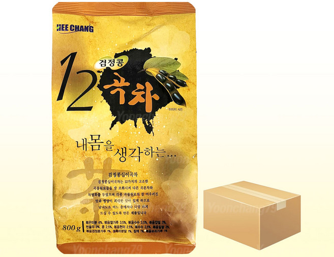 희창 검정콩12곡차 800g (1BOX), 12개