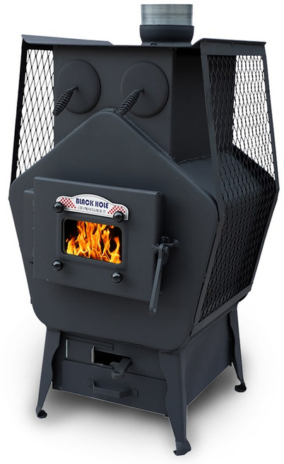 블랙홀 화목난로 펠릿난로 모음 블랙홀난로 세트할인, 블랙홀2445(45평형)-화목(난로받침대 포함)