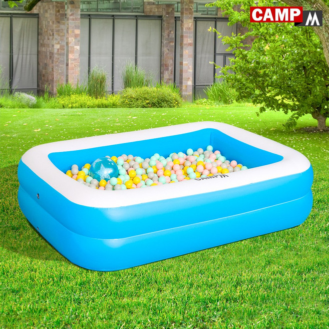 캠프엠 가정용 에어 풀장 조립식 물놀이 튜브 수영 실내 쿠션 수영장 미니 이동식 아기 볼풀장 야외 물풀장 베란다 워터파크 용품 볼풀 소형 접이식 간이 @muln 21449711b7, 대형 아기 단지풀장 <추천item>, 1개