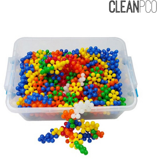 교구 말랑이블록 미니눈송이블럭 리빙박스 블록, 1