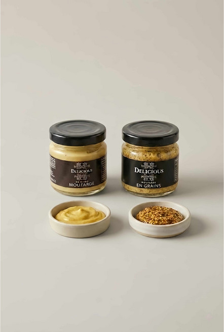 Delicious 迪戎芥末醬 顆粒芥末醬, 1個, 顆粒, 106ml