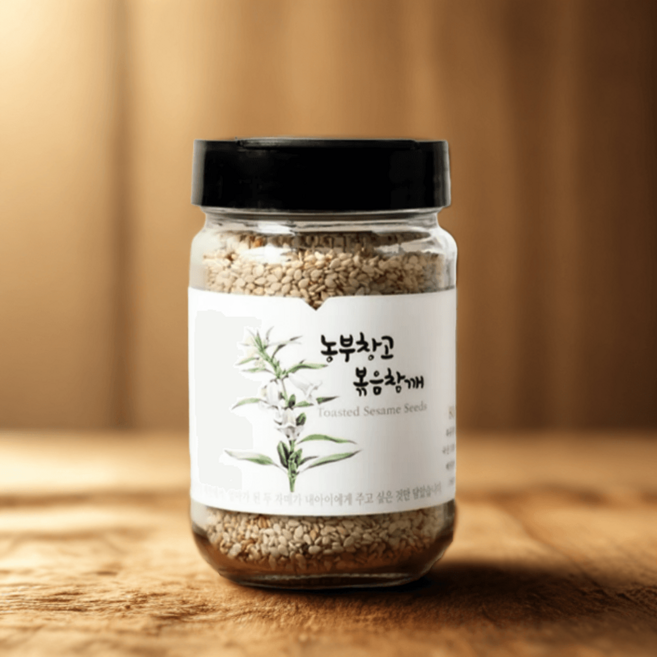 로스팅 국산 볶음 참깨 농부창고 깨소금, 80g, 1개