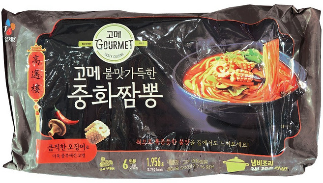 고메 중화짬뽕, 326g, 6개