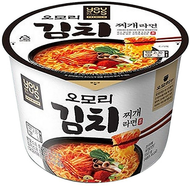 팔도 오모리 김치찌개라면 큰컵 150g, 2개