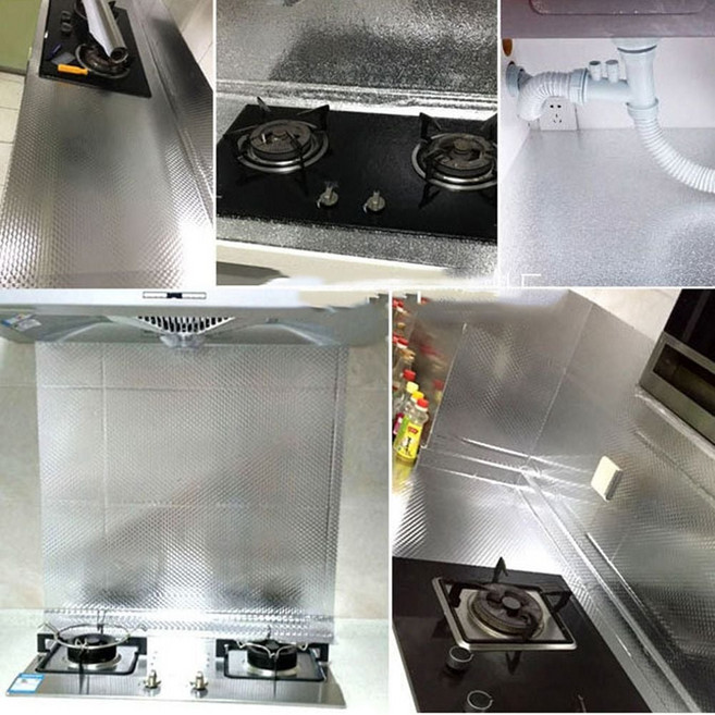 은박시트지 기름때 찌든때 방지 타일 주방 시트지 dod*18219rj, 은박5m B, 1개