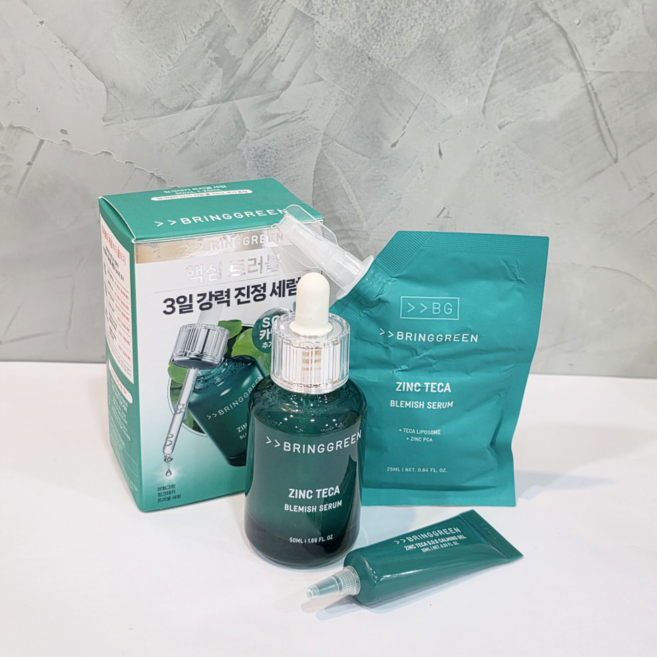 (브링그린) 징크테카 트러블세럼 리필 + 카밍젤 기획, 1개, 85ml