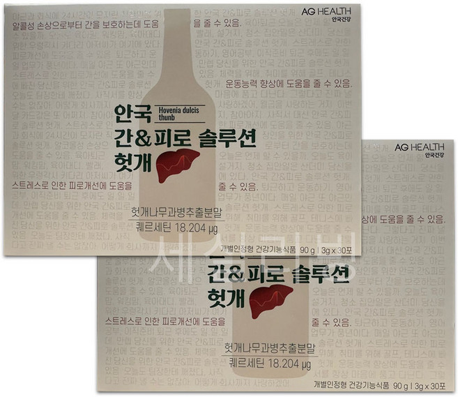 [코스트코]안국건강 간&피로 솔루션 헛개, 60개, 3g