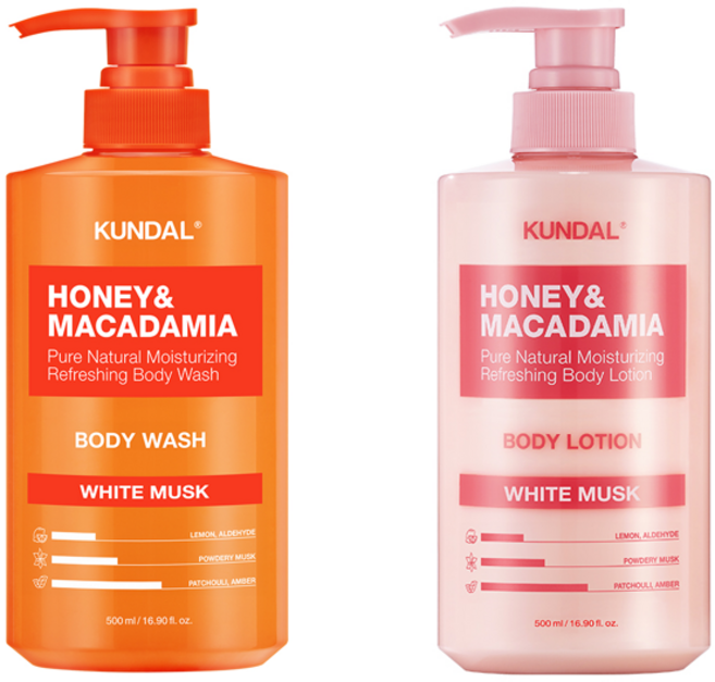 쿤달 네이처바디워시500ml + 바디로션500ml 화이트머스크향, 1개, 500ml