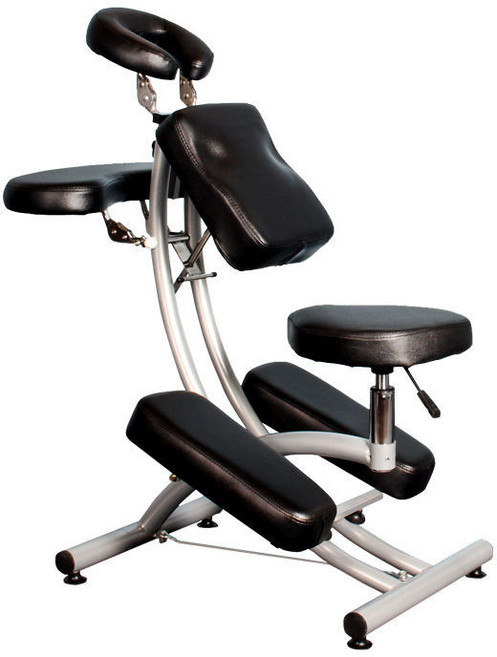 紋身椅保健椅 折疊式按摩椅 便攜式推拿椅刮痧椅刺青椅子折疊紋身床 推背椅 美容椅 洗臉床, 6692大號升降款,官方標配, 1個