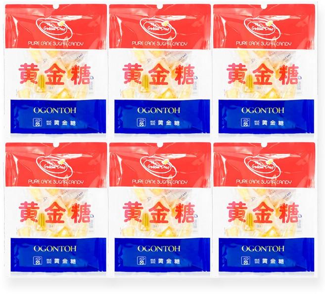 황금당 캔디, 126g, 6개