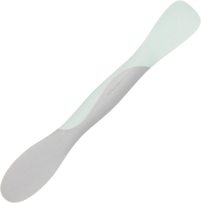 토볼로 미니 스쿱 및 스프레드 도구 주방 식사 준비 땅콩버터 젤리 실리콘 BPA 프리 식기세척기 안전 스프레드기 블루 헤이즈 오이스터 그레이용 작은 샌드위치 주걱, Oyster Gray