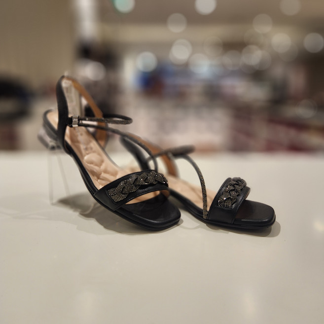 [금강제화] 랜드로바 르느와르 여성 드레스 보석띠 샌들 RENSAC3022K1 (3cm)