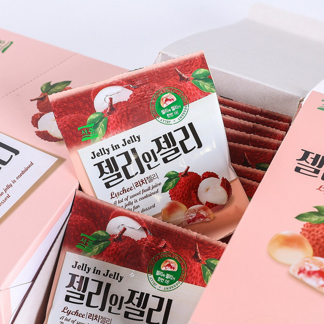 서주 젤리 인 젤리 리치 12p, 4개, 312g